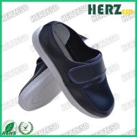 China ESD Mesh Shoes Blue Electrostatic Discharge Shoes Mesh Upper Dust Free With Velcro factory