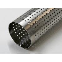 China Perforated Steel Tubing Filter Screen Mesh For Filter Liquids Solids And Air for sale