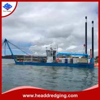 China Sand Trailing Chain Bucket Suction Hopper Dredger In South Africa factory