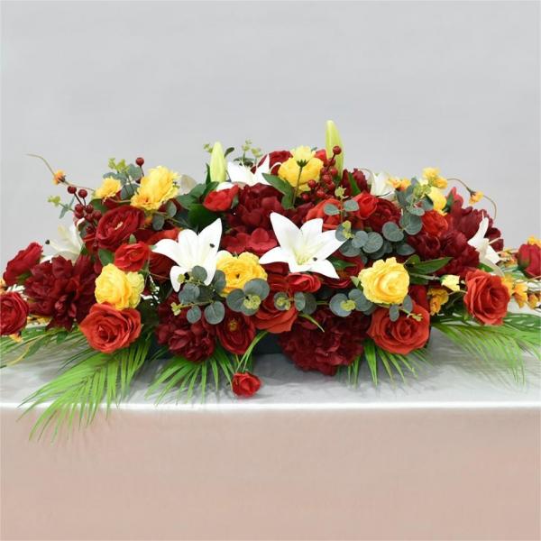 Quality Simulation Artificial Flower Business Communion Bouquet Silk Floral Arrangement for sale