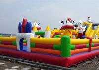 China Popular Playing Kids Giant Inflatable Amusement Park / Characters Inflatable Fun City factory