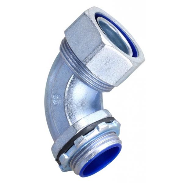 Quality Type 90 degree angle flexible conduit liquid tight connector , flexible conduit for sale