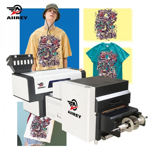 Quality A2 CMYK DTF T Shirt Printer Machine Double EPSON I3200 Heads Dtf Mini Shaker for sale