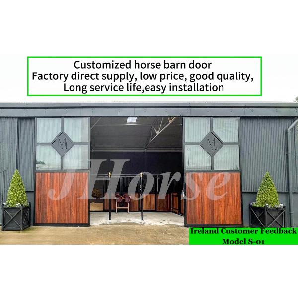 Quality Powder Coating Indoor 28mm Bamboo Pine Wooden Horse Stalls for sale
