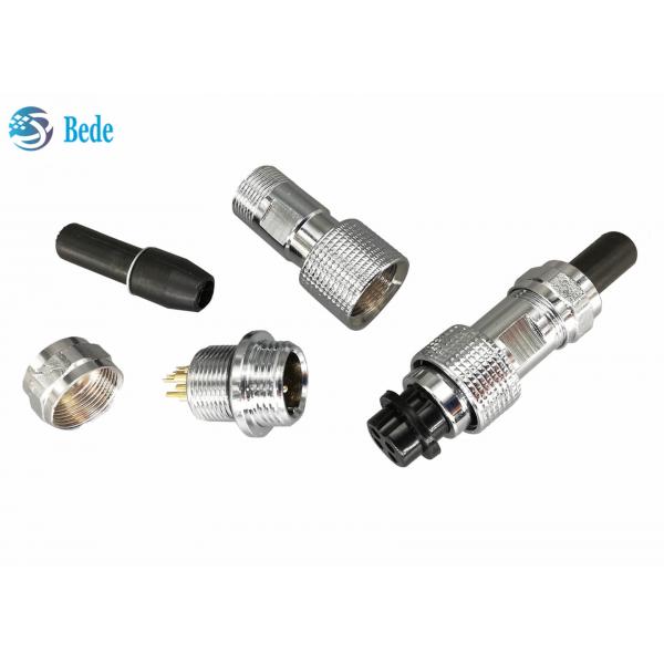Quality IP67 Waterproof GX12 Panel Mounting Connector Plug Set Female And Male 2~7pin 3A for sale