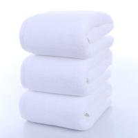 China 100% Cotton Thick Towel 80*180cm Multi Size 21S White Soft Bath Towel 600g for Summer factory