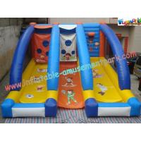 China Reinforced Safe Inflatable Sports Games Football / Soccer Goal Post CE / EN14960 for sale