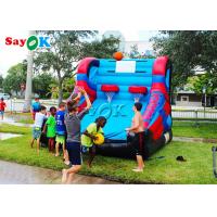 China Outdoor Inflatable Sports Games Basketball Double Hoop Shooting Sport inflatable Games For Children factory