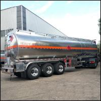 China 3 Axles 45000 Liters Fuel Transport Tanker Oil Tank Petrol Truck Trailer factory