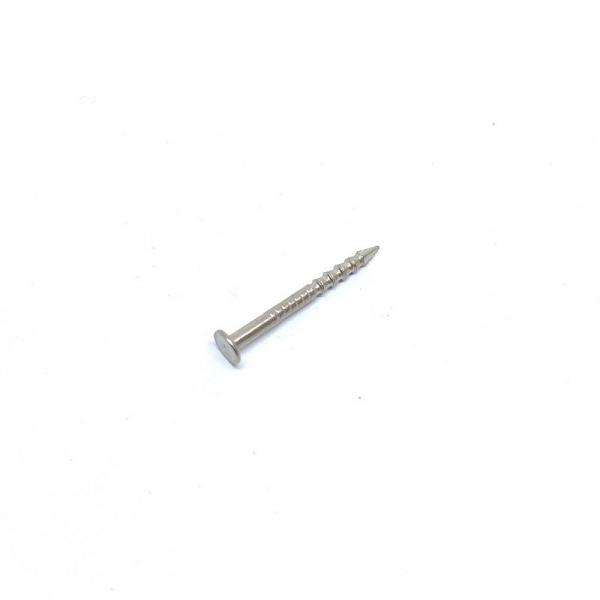 Quality Custom Flat Head Stainless Steel Ring Shank Siding Nails For Wood for sale