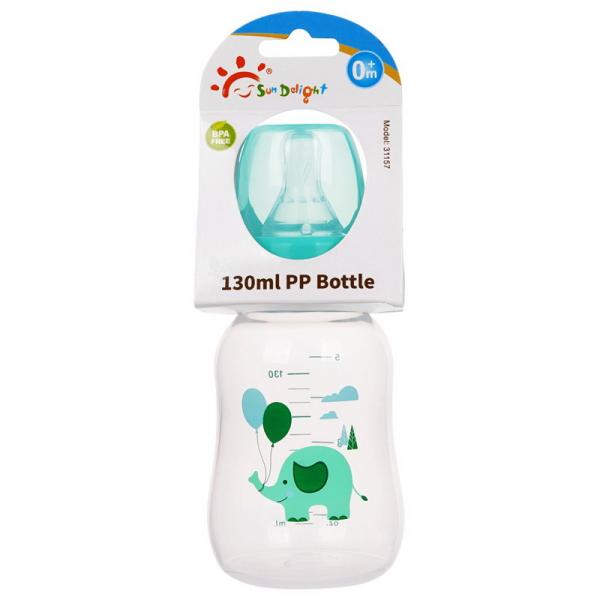 Quality Green 5oz 130ml Standard PP Baby Feeding Bottle for sale