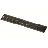 China PCB 20CM Ruler Soldering Measuring Tool For Electronic Component Surface Mount Black Color factory