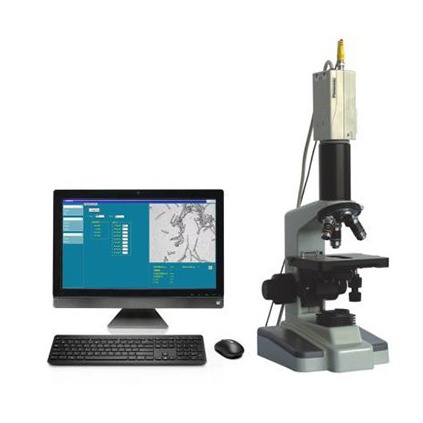 Quality AC220V 100W 0.1um Textile Testing Equipment , Fiber Inspection Microscope for sale