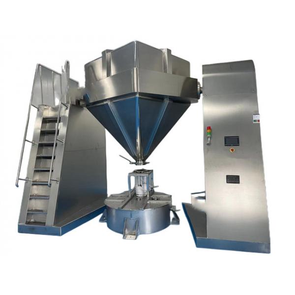 Quality Rotating Industrial Powder Blender Square Cone Powder Mixer For Pharmaceutical Industry for sale