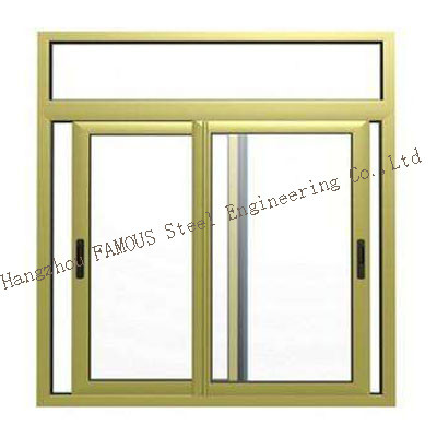 Quality 50 Series 6mm Thermally Broken Aluminum Windows , 8mm Heated Glass Windows for sale