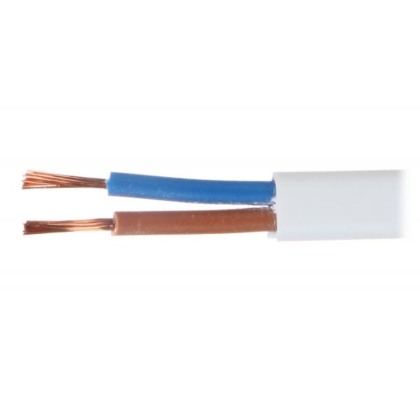 Quality 6mm2 Twin 2 Core Flat Wire Electrical Cable Fireproof Copper Material for sale