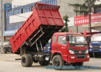 China Foton 2 Axles Garbage Trucks Heavy Duty Dump Truck 5000kgs 6000kgs Dump 4 x 2 Drive factory