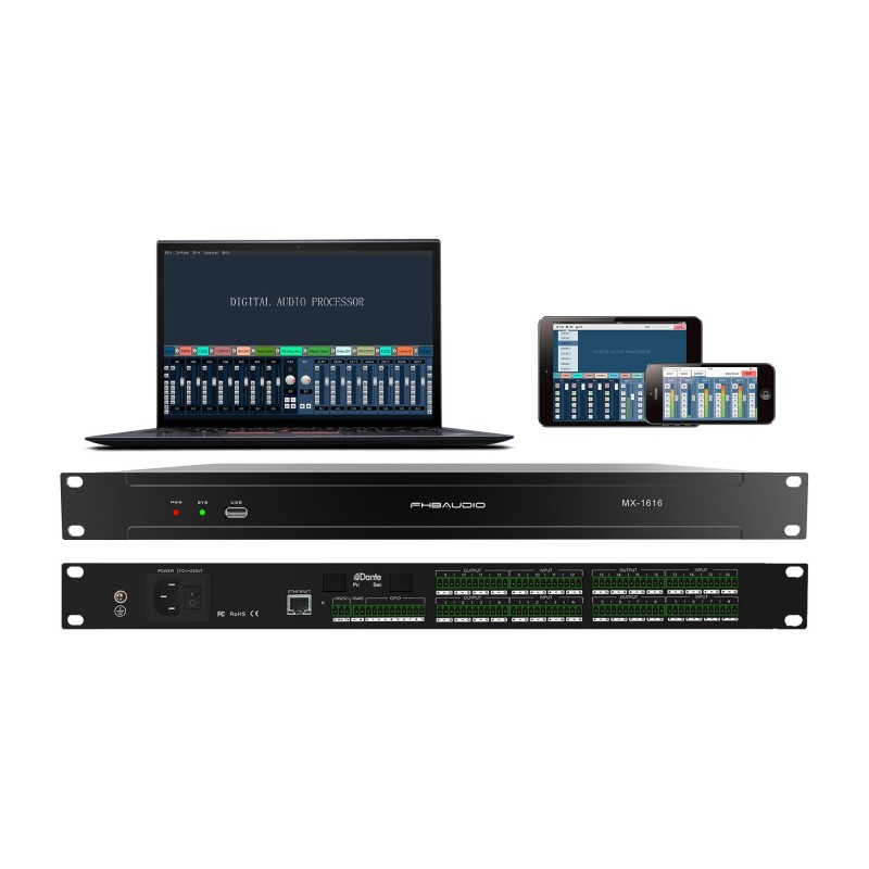 16CH DSP Audio Processor Digital Sound Processor With Expander ...