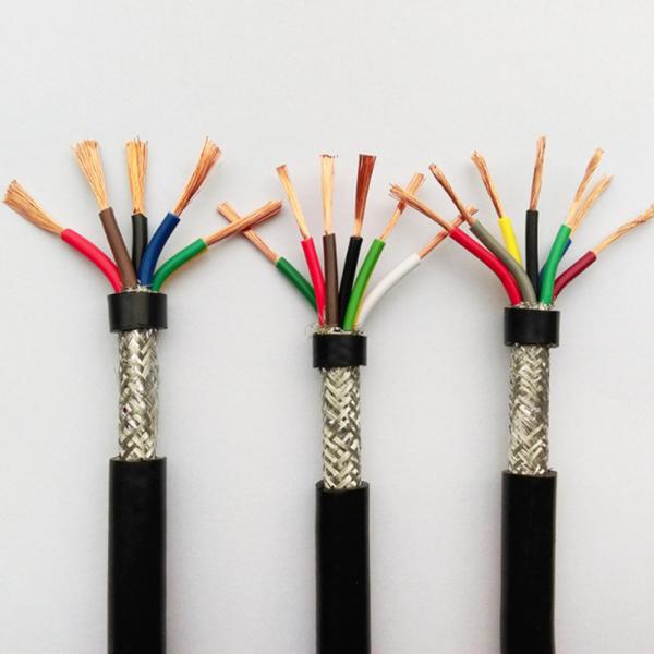 Quality Antiwear Heatproof PVC Insulated Wire , Multicore Electrical Flexible Cable for sale
