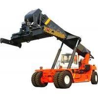 China 45 Tons Transport Container Reach Stacker Anti Rollover Rotating Telescopic Handler for sale