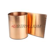 Quality 0.1mmx250mm Beryllium Copper Alloy Sheet Plate QBe2.0 With Hard State for sale