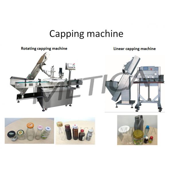 Quality Auto PET Glass Bottle Capping Machine Rotary Capping Machine 1500BPH-3000BPH for sale