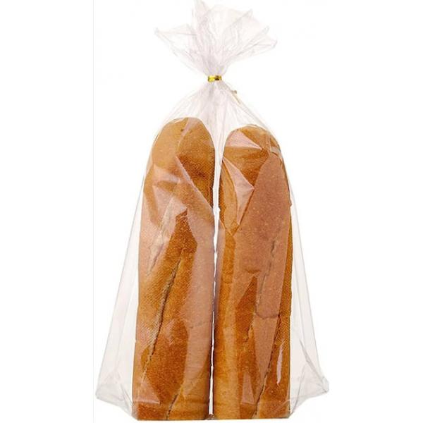 Quality Bakery Long Baguette Recycle Plastic Bread Bags Customized Compostable for sale