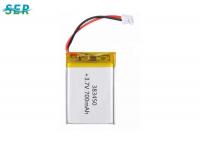 China 383450 High Voltage Lithium Polymer Batteries , 600mAh Rechargeable Lipo Battery For GPS Phone factory