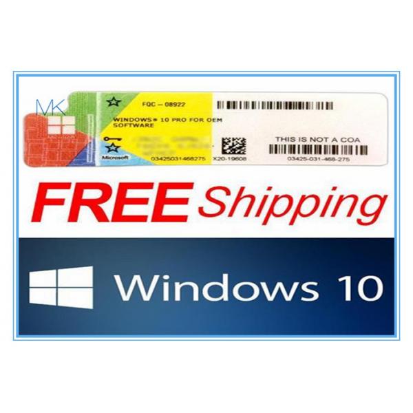 Quality Microsoft  Windows 10 Pro Product Key 64 Bit / Windows 10 Pro Oem Key for sale