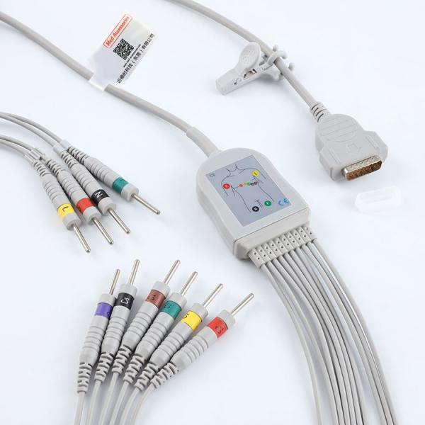 Quality Reusable Medical EKG Cable Practical For Nihon Kohden BD-615E for sale