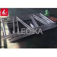 China Event Organizer Lighting Banner Stand Backdrop Truss In Triangular Shape factory