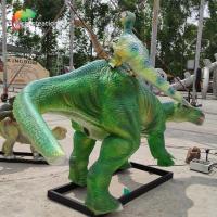 Quality Realistic Life Size Animatronic Dinosaurs Iguanodon Model Weather Resistance for sale