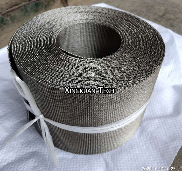 Quality Stainless Steel Continuous Filter Belt Reverse Dutch Weave Wire Mesh Screen For Auto Screen Changer for sale
