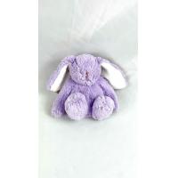 China ZD Purple Long Ear Easter Bunny Plush Toy Soft Rabbit Stuffed Animal Toys factory