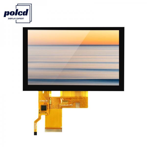 Quality Polcd ST7262 5 Inch Lcd Display 800X480 Tft Touch Screen 40 Pin for sale