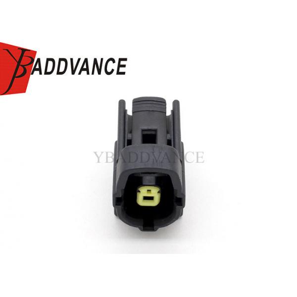 Quality Black Car Waterproof Sensor Connector 1 Pin Female AMP / TE 174877-2 Length 27.6mm for sale
