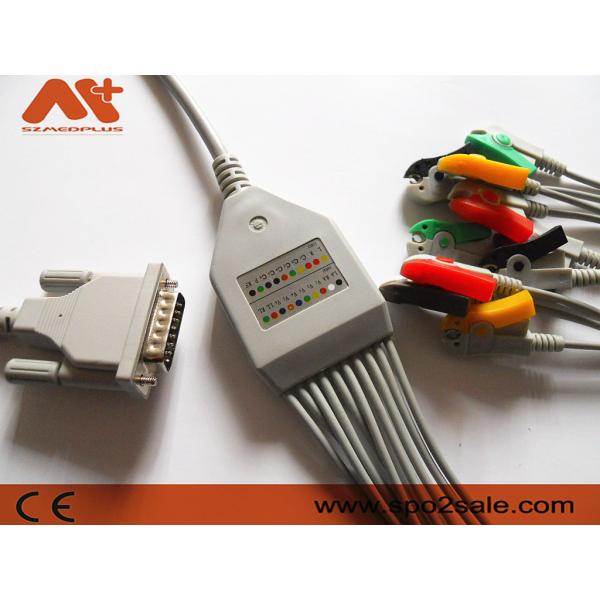 Quality Schiller Compatible Direct-Connect EKG Cable 2.400116E AHA Clip for sale