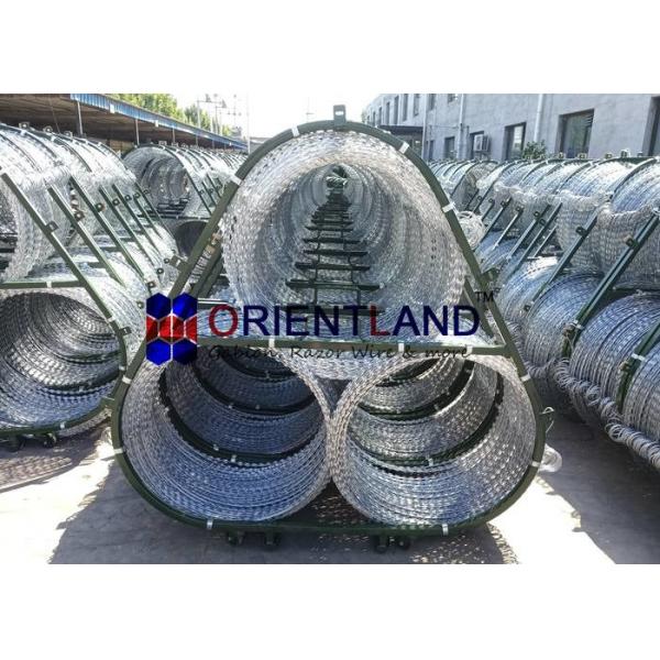 Quality Concertina Razor Wire Fence For Rapid Deployment System 2.5mm Diameter Triple for sale
