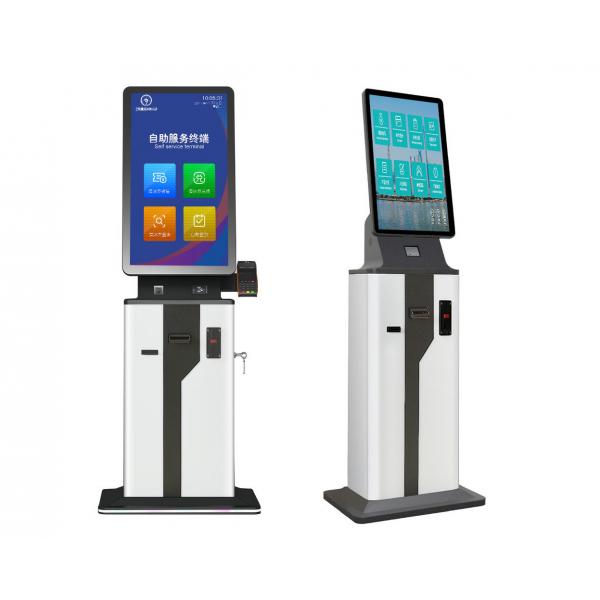 Quality Touch Screen Check In Kiosk Self Service Terminal Kiosk With Printer for sale