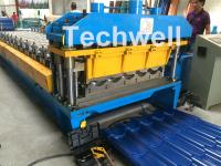 China 3D Step Tile Roll Forming Machine , Glazed Roof Panel Roll Forming Machine factory