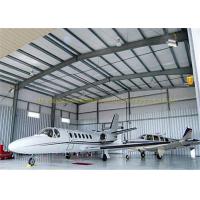 Quality Large Span Structurel Steel Airplane Hangars With Frame Use Life 50 Years for sale