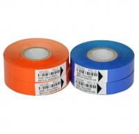 China 16*80 Orange Leather Print Ribbon / Leather Belt / Measurer Ribbon factory