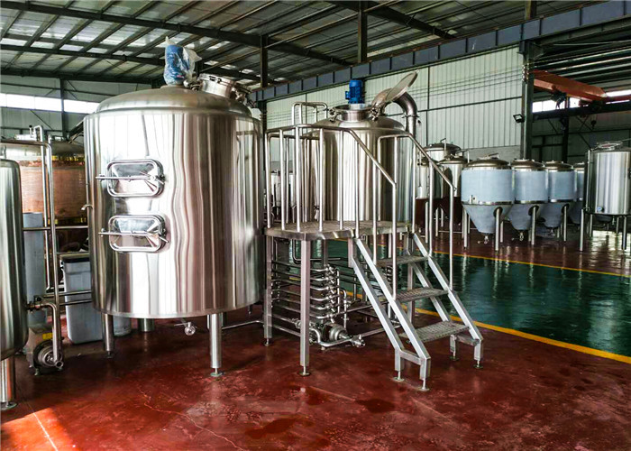 China 3 Bbl Draught Beer Machine , Draft Beer Brewing Equipment For Hotel factory