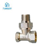 China Thermostatic Towel Radiator Lockshield Valve Rail Open Or Closed 10mm 15mm 8mm factory