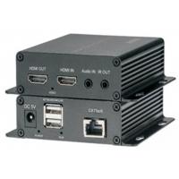 China 1080P HDMI Over Ethernet Extender Kit With Audio Local Loop Out 1 Reverse IR Signal factory