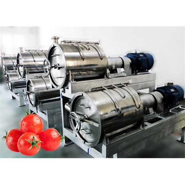 Quality 1500 T/D Tomato Processing Line High Extracting Rate CE Certification for sale