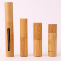 China Recyclable Empty Bamboo Lip Balm Lip Gloss Lipstick Tube Container Biodegradable factory