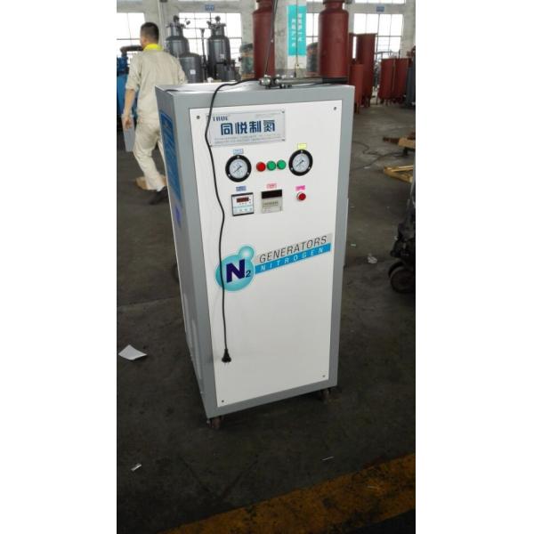 Quality White Small Mobile Nitrogen Gas Generator Filling System 0.1 Kw Easyily Operating for sale