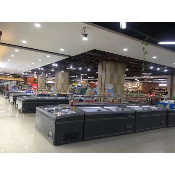 Quality Freely Combined Supermarket Island Freezer for Ice Cream and Meat Display for sale