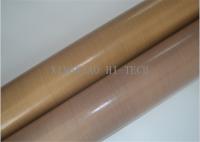 China -196℃ - 300℃ PTFE / Teflon Coated Fiberglass Fabric Non Sticky Heavy Duty factory